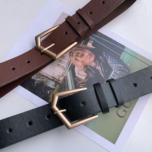 New style women's belt, Korean version, versatile fashionable trouser belt with suit jacket, decorative waistband, waist slimming belt, trendy