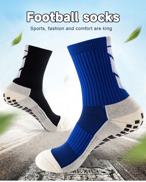 2 Paia Di Calzettoni Da Calcio Con Grip In Silicione - Antiscivolo, Traspiranti - Per Sport Intensi - Foto 11