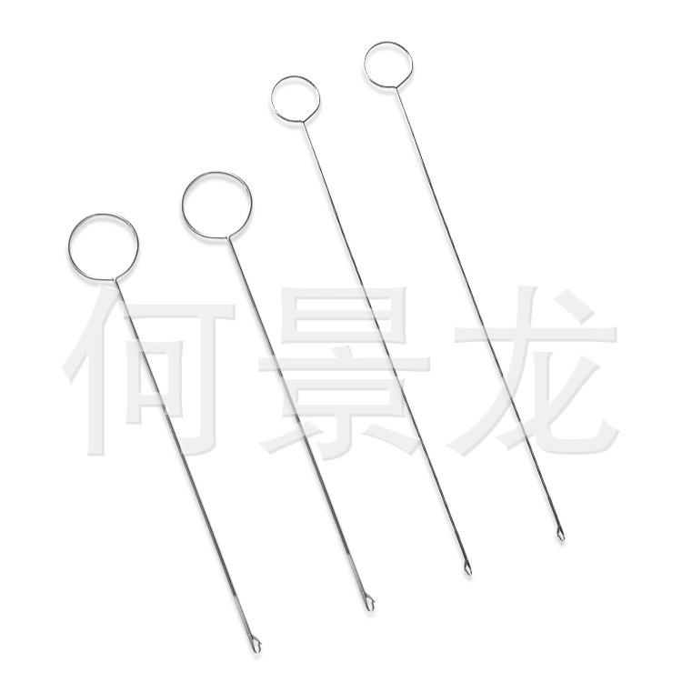 Высококачественное Гальваническое устройство для нарезания нити язычок металлическое кольцо из нержавеющей стали удлиненное кольцо вязание крючком обратное вязание крючком