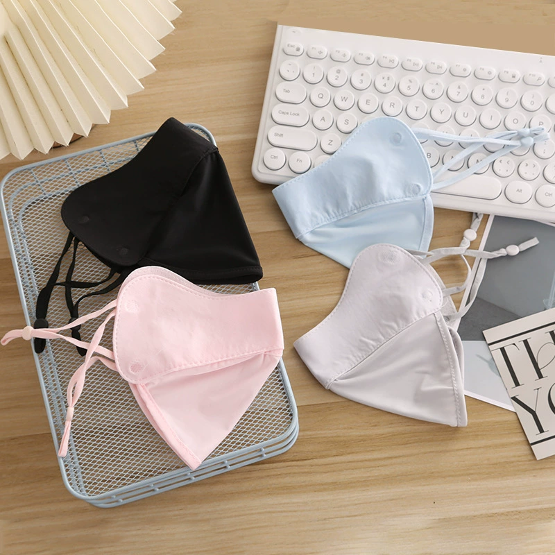 Тонкая дышащая ультразвуковая Защита от солнца лед шелк маска глаз угол УФ защита глаз угол Защита от солнца Ice Silk Mask