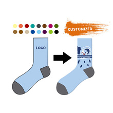 200针袜子定制 任选针数 任意要求 专业高端定制厂家logo袜子定做
