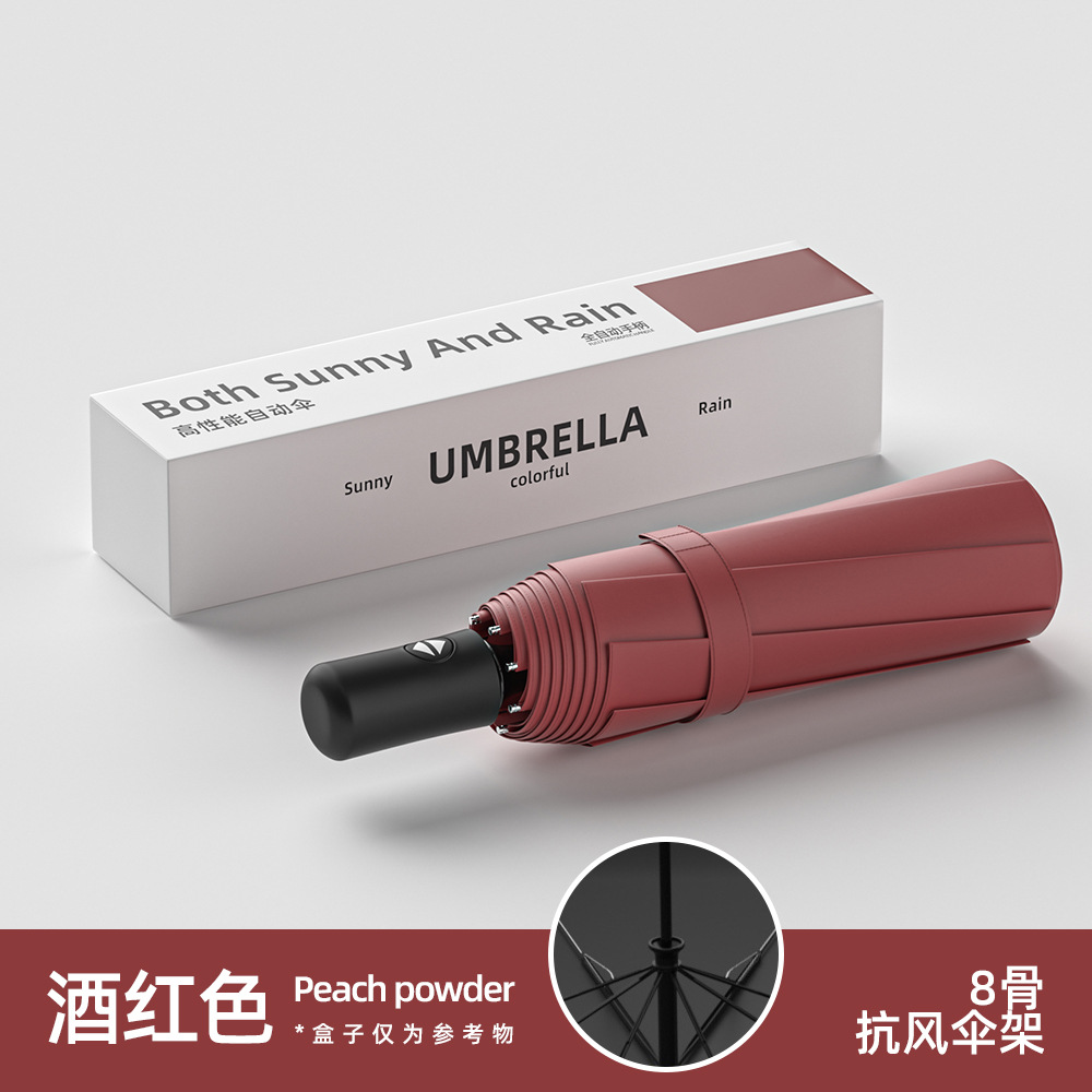 Automatic big umbrella solar-powered, fully automatic, sun protection, UV protection