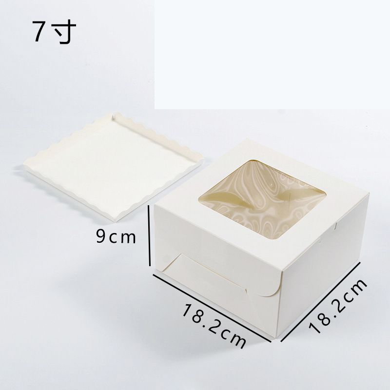 Caja Blanca de 7 pulgadas de 6 - 3; 1 juego