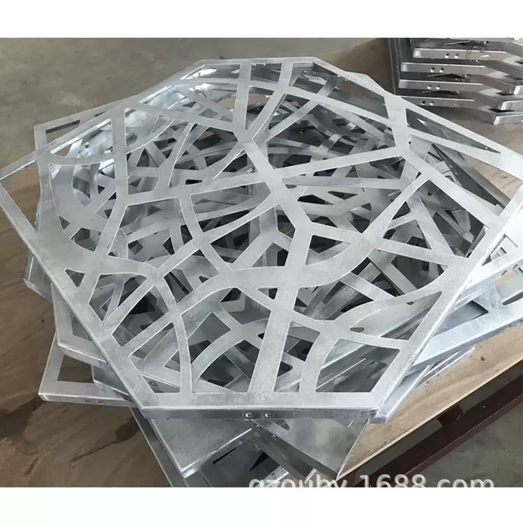 定制各种镂空铝板吊顶 雕刻铝单板幕墙 厂家供应