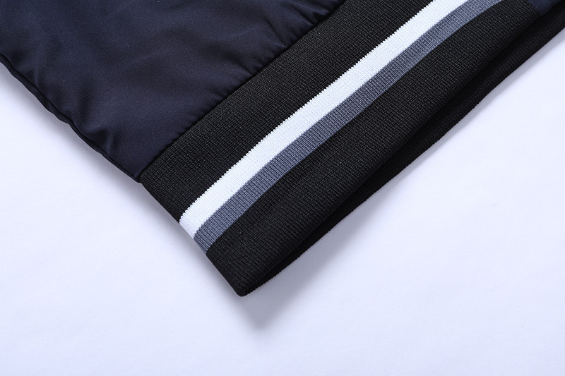 Jachetă bărbătească albă, cu model baseball, simplă, pentru tineri, cu cusătură laterală, fără glugă, casual, ajustată, Ready Stock_voghion.com