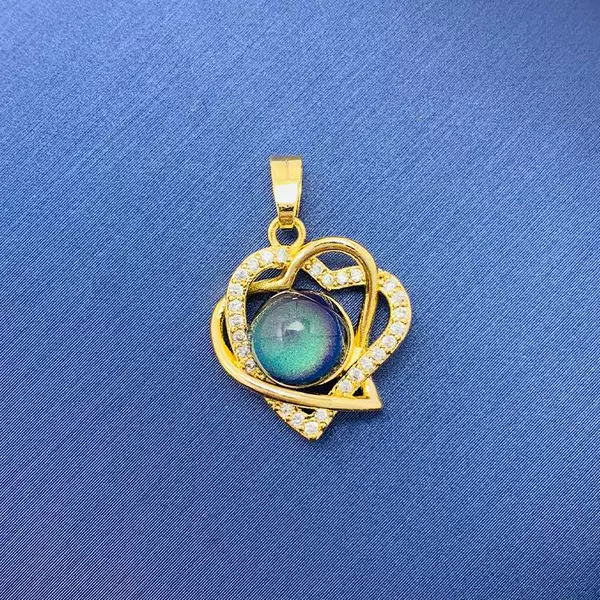 [126] Temperature overlap heart*golden color