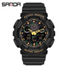 Street waterproof universal digital watch for leisure, suitable for teen