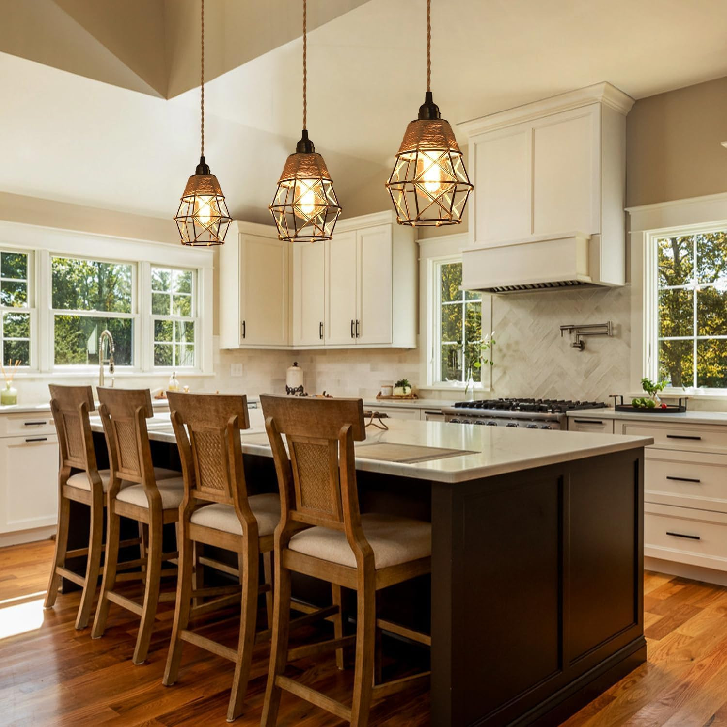 Explosiones transfronterizas dedicadas a Zhongshan lámparas industriales retro estadounidenses de hierro artesanal lámpara de pared lámpara de techo