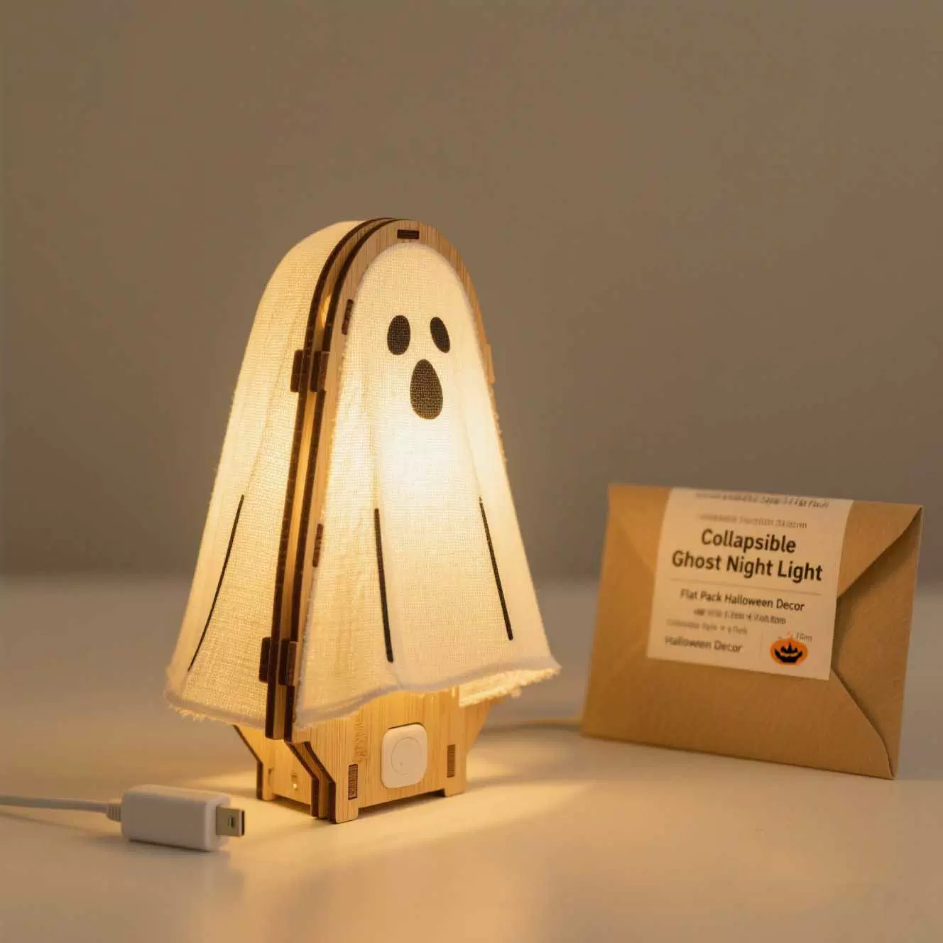 万圣节装饰-万圣节装饰室内-点亮幽灵Collapsible Gothic Decor