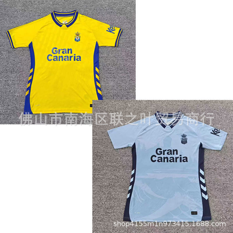 2526 New Las Palmas Home and Away Jerseys Cardona Ramirez Fuster Cabra Football Uniforms