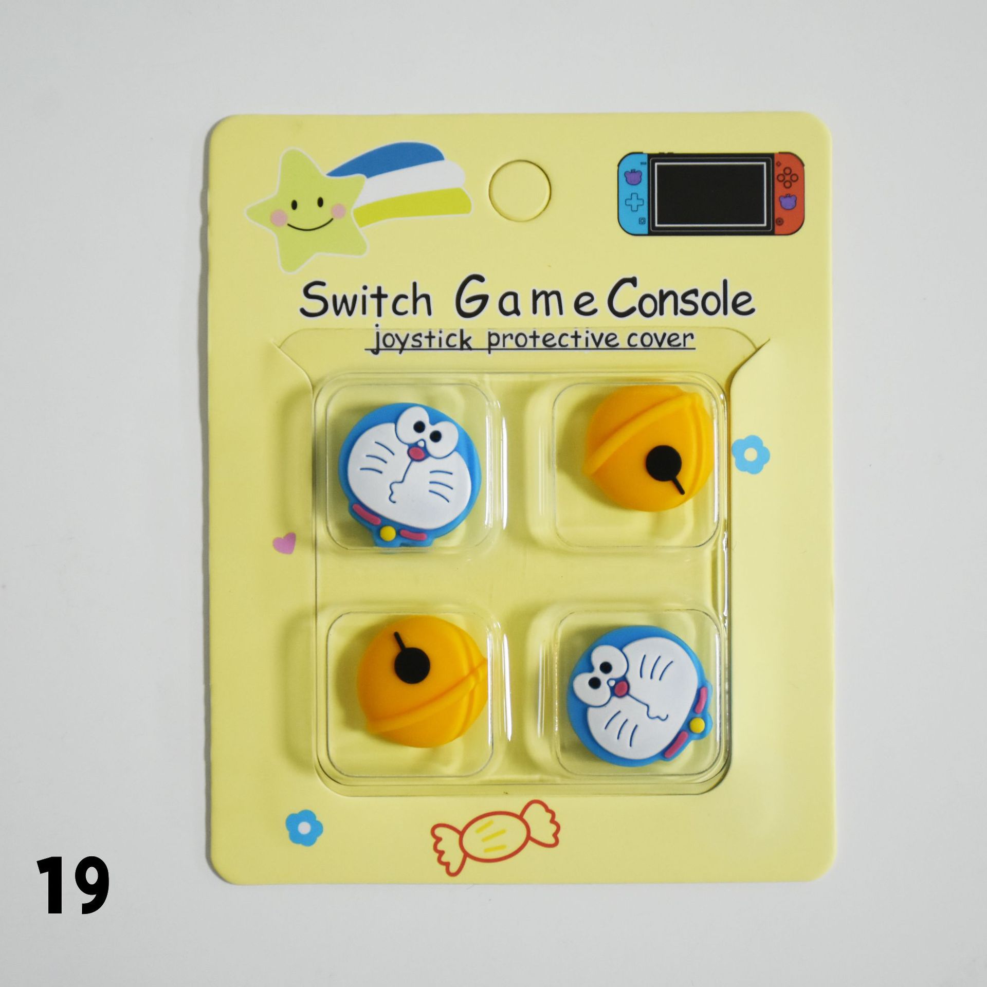 Tapa basculante de silicona de Nintendo Switch de dibujos animados NS Lite tapa basculante tapa protectora mango tapa protectora basculante