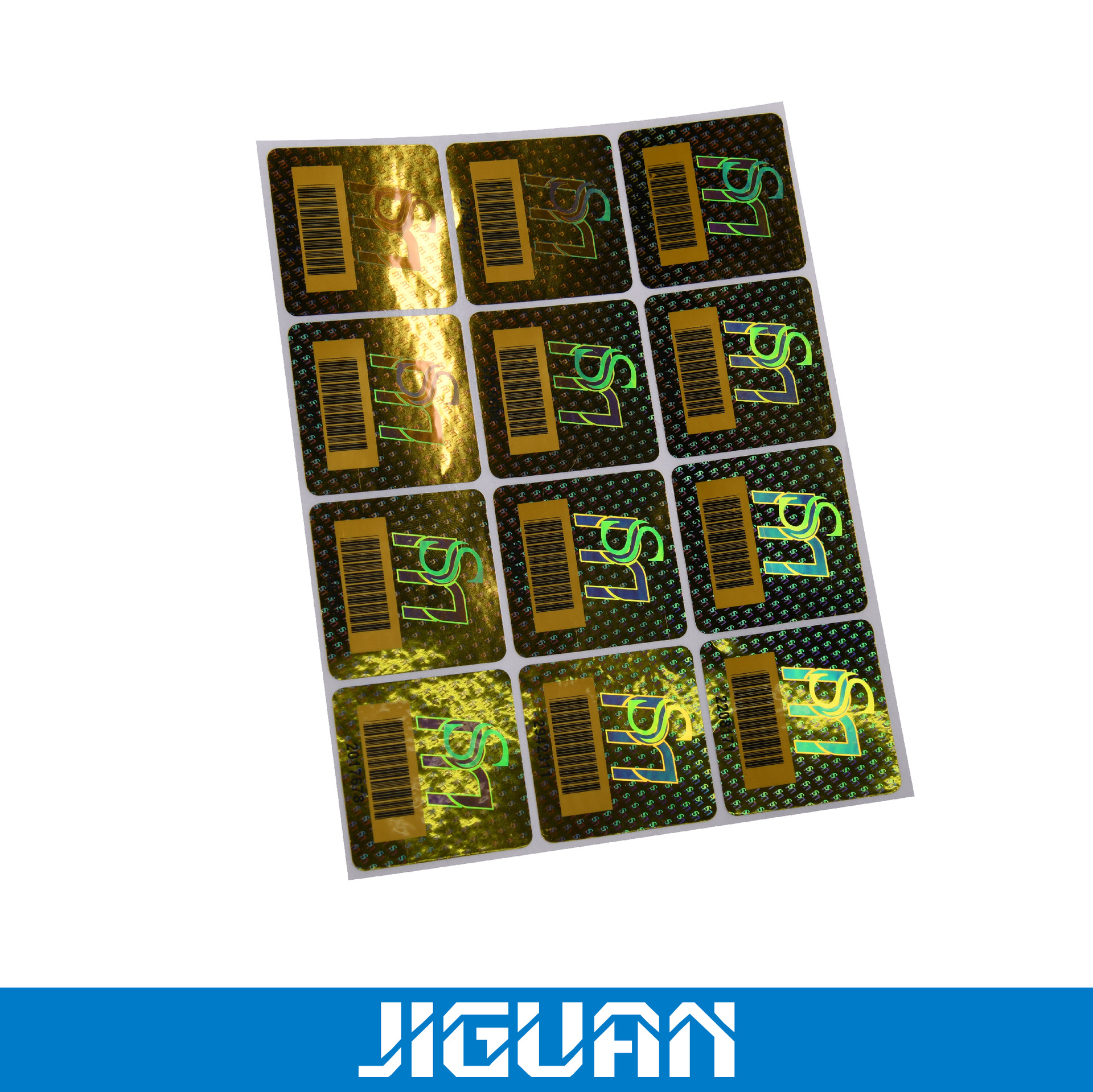 丝印防伪维度商标，温变防伪标签，一次性激光防伪标签