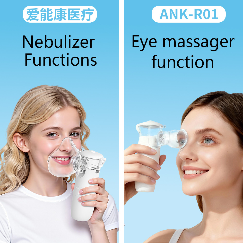 pulverización ocular pulverizador LED mostrador de energía atomizador para cuidado ocular pulverización de mano para proteger los ojos