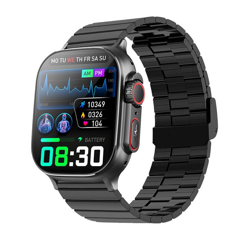 F500 医療グレード ECG スマートウォッチ 4G カードウォッチ血糖血中酸素心拍数睡眠モニタリングスポーツブレスレット|undefined