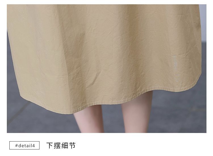 Đầm maxi nữ cotton thắt eo mùa hè 2026 dáng dài — Xanh da trờicolor, màu xanh đậu, màu tím chi tiết 15