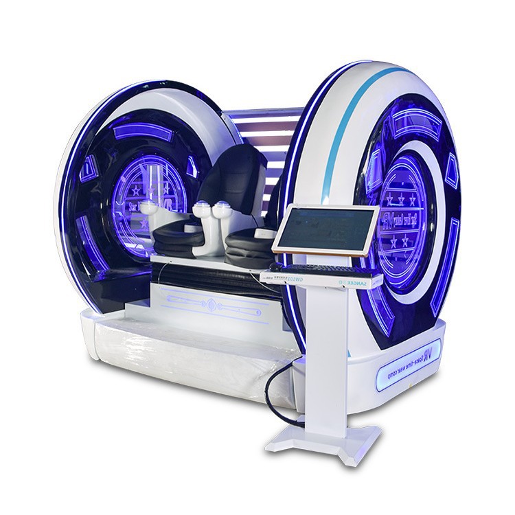 Vr doble simulación realidad virtual inmersiva entretenimiento y experiencia de ocio equipo todo en uno sala de juegos de cine dinámico