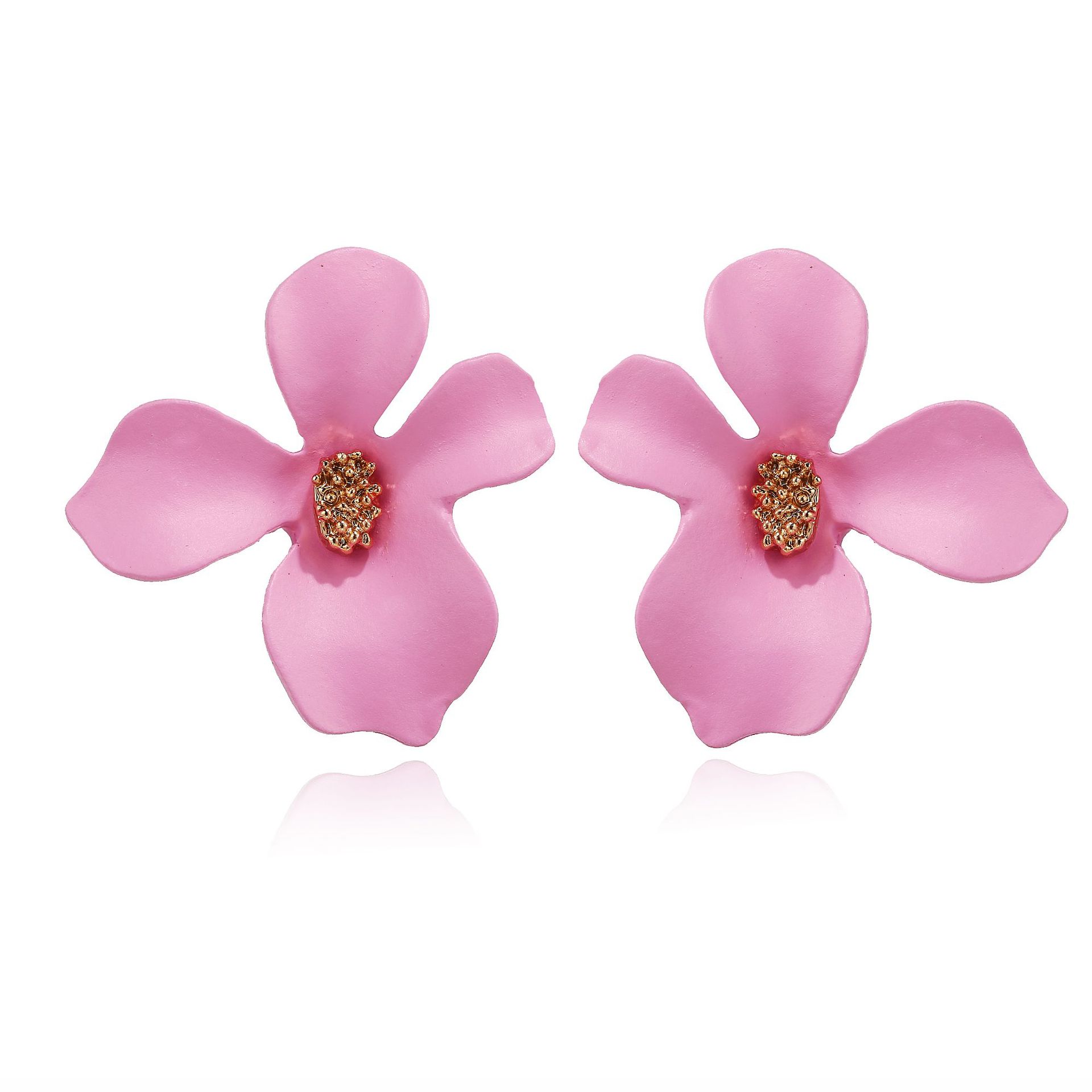 New Flower Creative Candy Color Earrings display picture 4