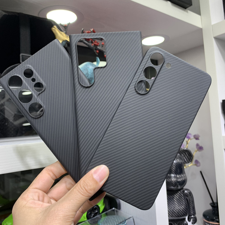 For Samsung S23plus aramid fiber hard case S22ultra mobile phone protective case s23 new mobile phone case