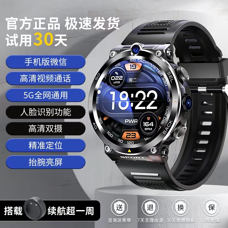 H10 (Ziteng garden) 5g all Netcom King TikTok HD call payment double camera class disabled phone watch
