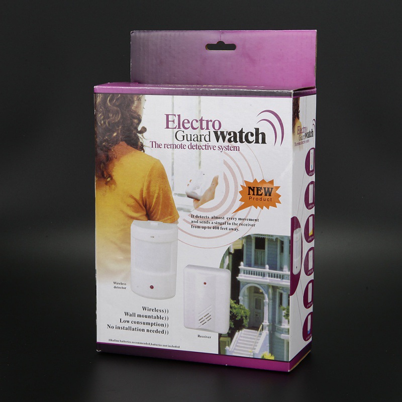 红外无线店铺家用防盗主机报警器一拖一分体式迎宾器人体感应铃