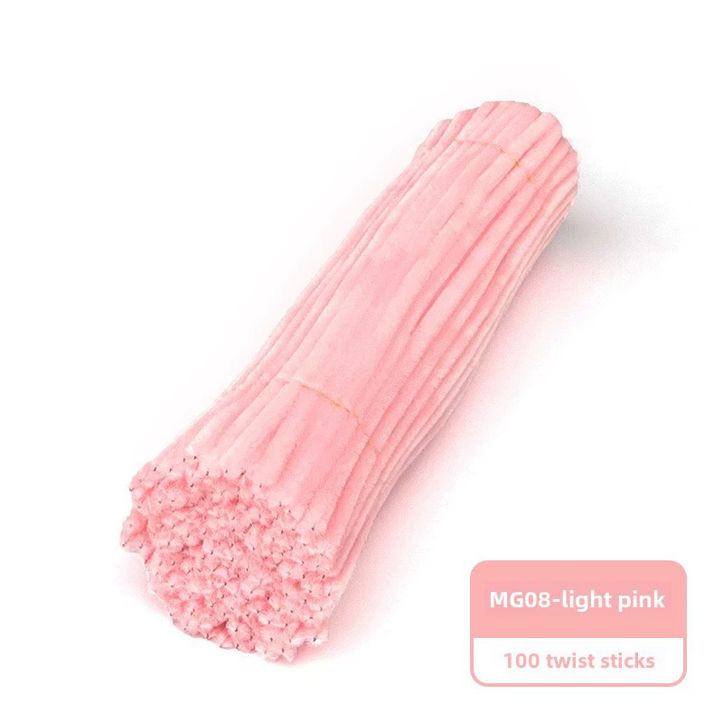 Encrypted twist rods (MaoGun) DIY craft pipe cleaners, ultra‑dense, multi‑color sets (about 100 pcs)