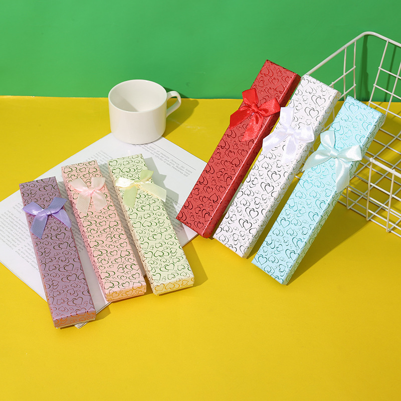 厂家供应新款蝴蝶结爱心饰品包装盒生日礼物纪念日礼品包装首饰盒详情1