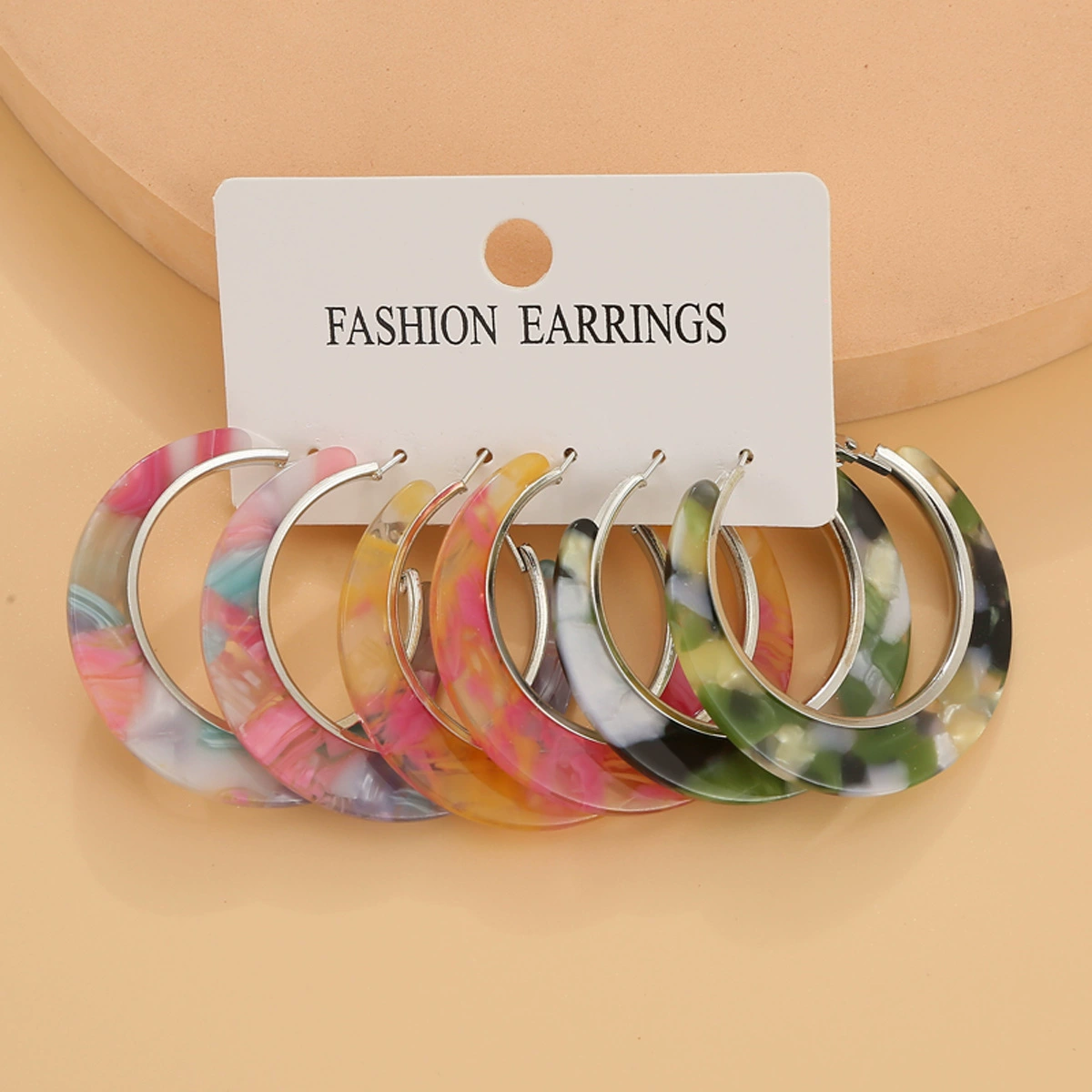 Geometric earrings, trend pack, European style, Amazon