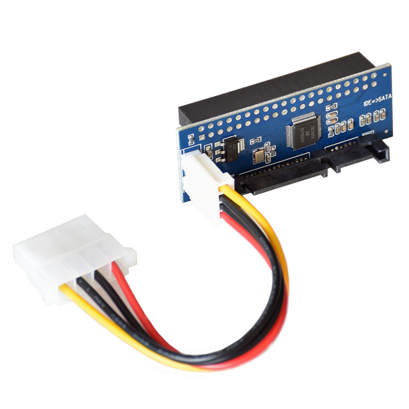 IDE转SATA转接卡3.5寸 IDE光驱转SATA转换器并转串口转接头转换线