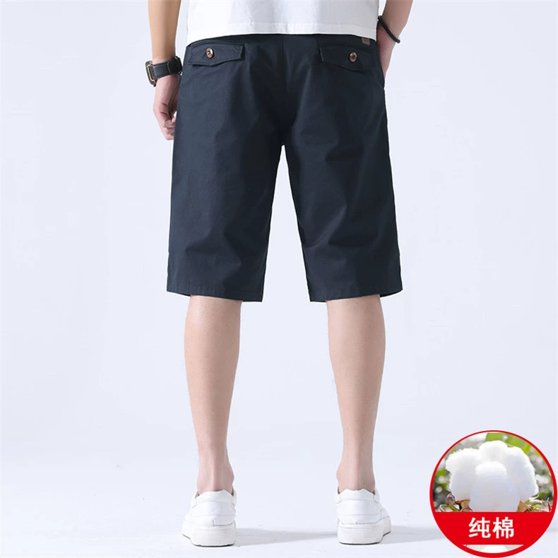 Мужские шорты, летние cotton trousers, спортивный костюм, свободный прямой крой