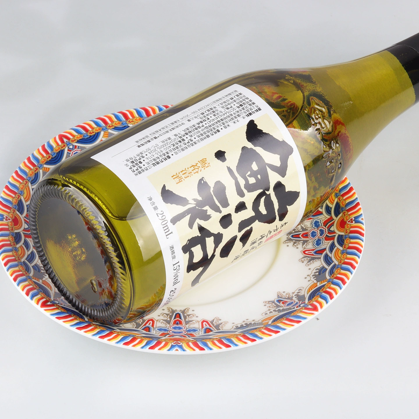 Jingyu Oriental Саке 15% отечественное чистое зерновое брожение, лёгкое на вкус для вечерних трапез, 290 мл