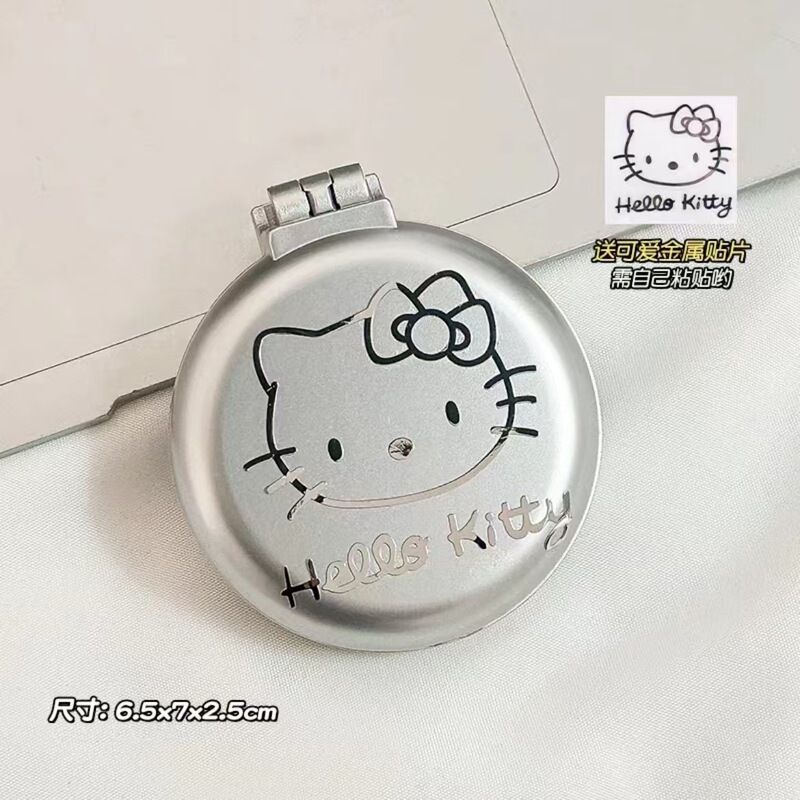 キュートでクリエイティブなフリップトップ折りたたみエアバッグコームミニポータブルミラーコームオールインワンエアクッションマッサージコーム女性用|undefined
