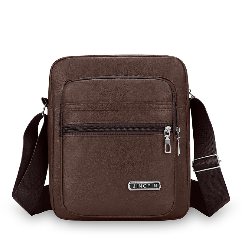 Bolso de hombre transfronterizo PU nuevo estilo coreano bolso de hombro de negocios ocio de gran capacidad mochila de hombre mochila de hombro no