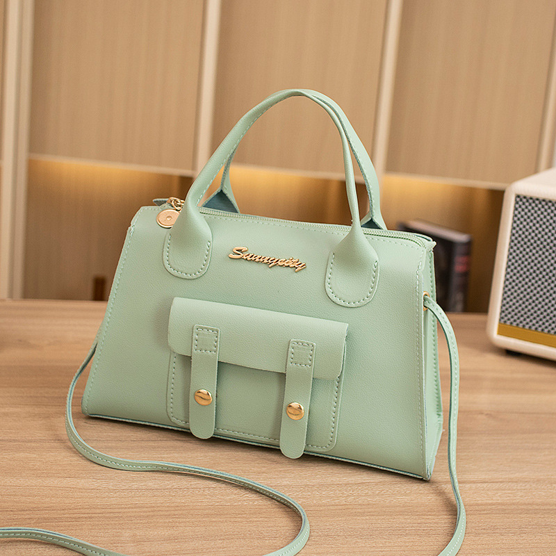 Bolso de mujer 2023 nuevo estilo coreano de moda hermosa simple bolso de hombro de diseño de nicho image 9