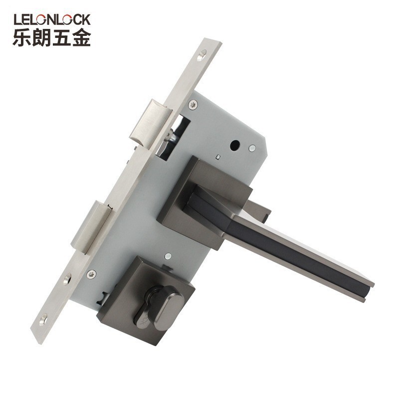 Personalizada nueva cerradura interior china aleación de zinc cerradura de mango sólido cerradura de madera doméstica cerradura mecánica