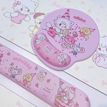 loopy露比鼠标垫记忆棉护腕垫3D立体护手腕托可爱卡比女办公手枕