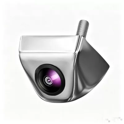 Panoramic View, Vehicle camera - with-english-color-box-silver-fisheye-lens