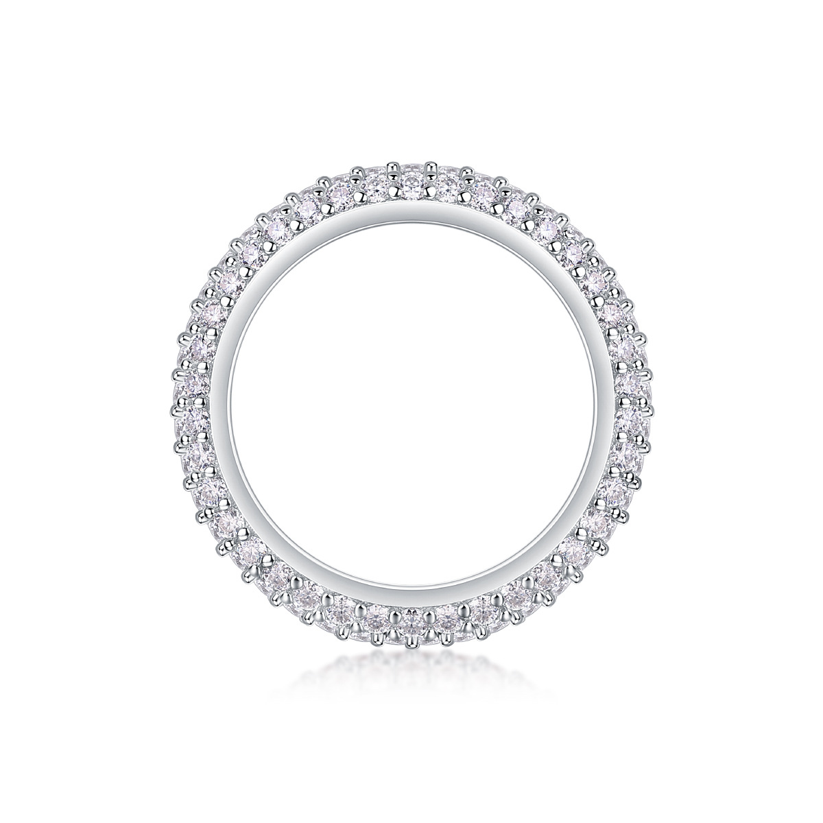 S925 Silver Ring Moissanite Ring