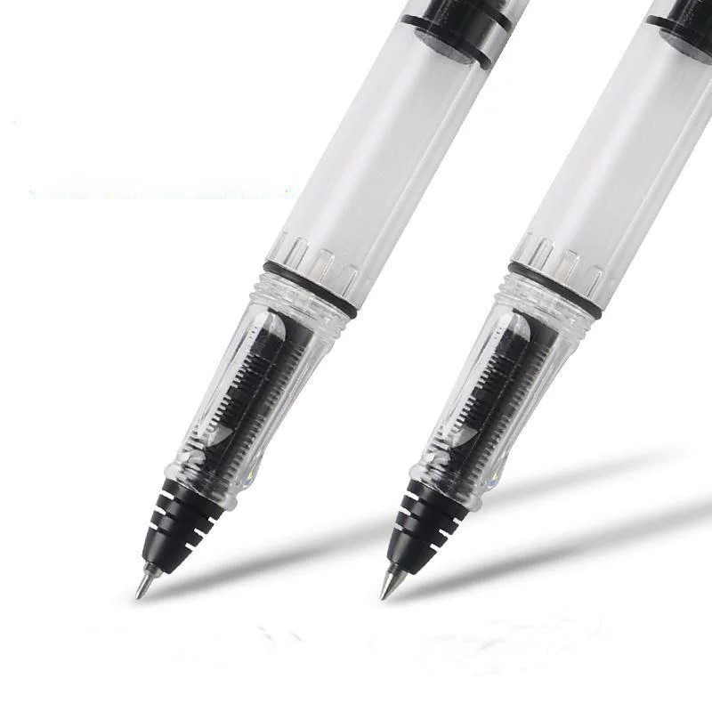 Posture Correction Piston Fountain Pen Transparent White
