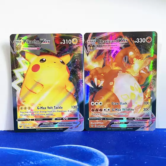 Vmax Pokemon Cards Ultra Evolution Pokemon Charizard Vstar Rainbow Card English Foil Cards with Card Album