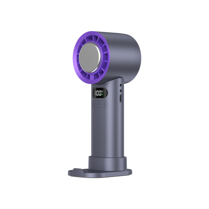 新しい T89 ハンドヘルド冷凍氷高速ファン USB ポータブル折りたたみデスクトップ暴力タービン小型ファン|undefined