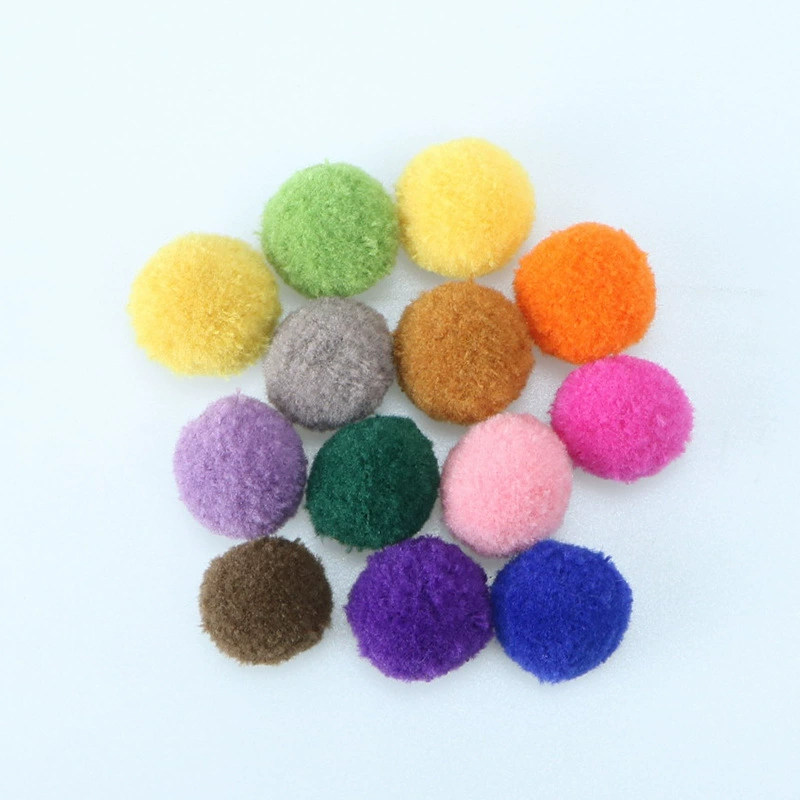 Children's creative material handmade, accessory, 1-2cm, polyester, plush