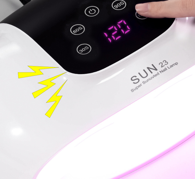 Nail Phototherapy Machine Sun 4th Generation Red Light Quick-Drying Non-Discoloring Phototherapy Lamp Nail Salon Professional Nail Curing Lamp Wholesale