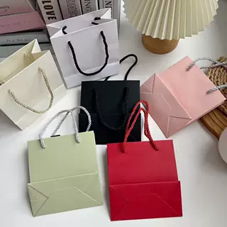 艺术纸纯色手提纸袋中国风文创手串饰品包装袋珠宝伴手礼品袋定制