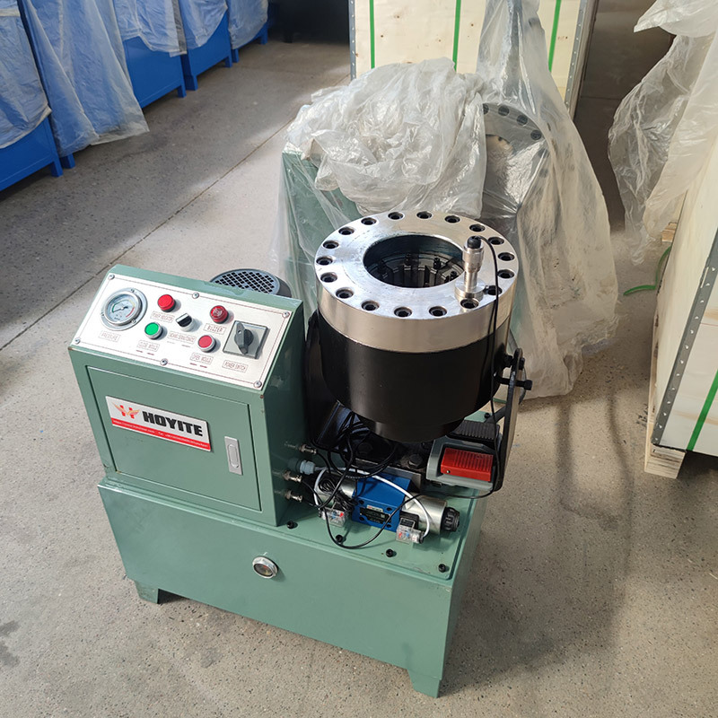 液压圆管缩管机 脚手架钢管缩管机 高压胶管油管扣压机