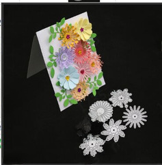 scrapbook DIY刀模碳鋼刀模刀模印章款壓花刀模切割模版鮮花刀模