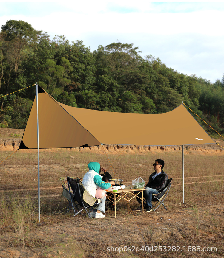 Canopy Outdoor Camping Tent Sun Shelter Ultralight Camping Picnic Rainproof Sunproof Pergola Portable Beach Canopy