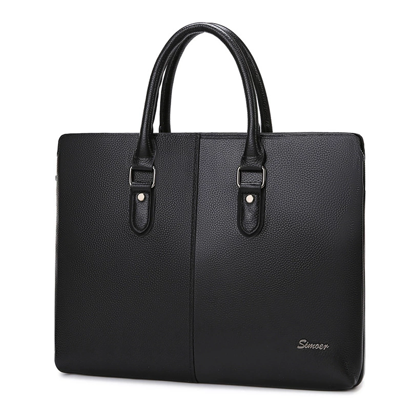 斯莫尔 Men's laptop, one-shoulder bag, original leather