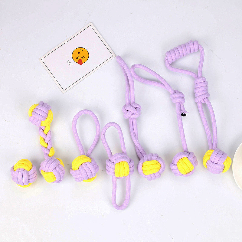 Temu se especializa en juguetes de cuerda de algodón para mascotas