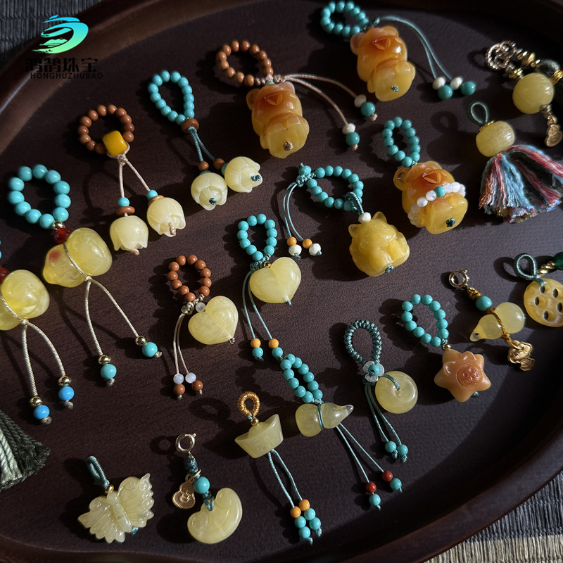 Hand-Woven Second-Generation Beeswax DIY Accessories, Beaded Jewelry, Bracelet Spacers, and Decorative Pendants