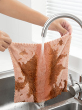 A6L抹布厨房家用擦桌子清洁布加厚吸水加大易清洗的家务洗碗巾